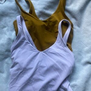 Lululemon tanks x2 size 0